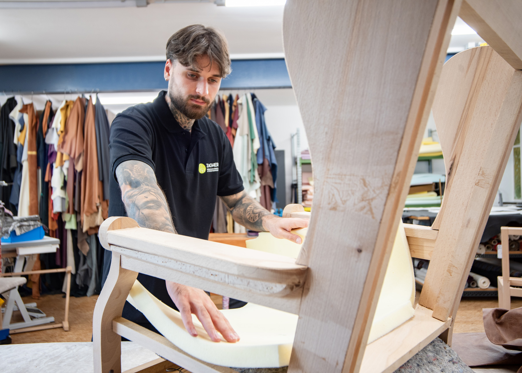Sessel neu beziehen